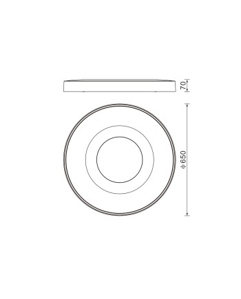 COIN * PLAFÓN REDONDO LED 100W - 2700-5000K - CON MANDO - BLANCO